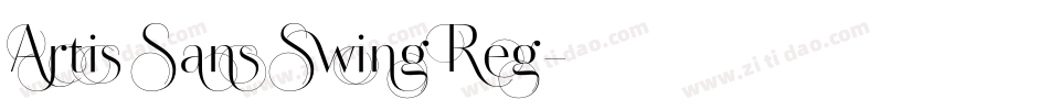 Artis Sans Swing Reg字体转换 Artis Sans Swing Reg字体转换